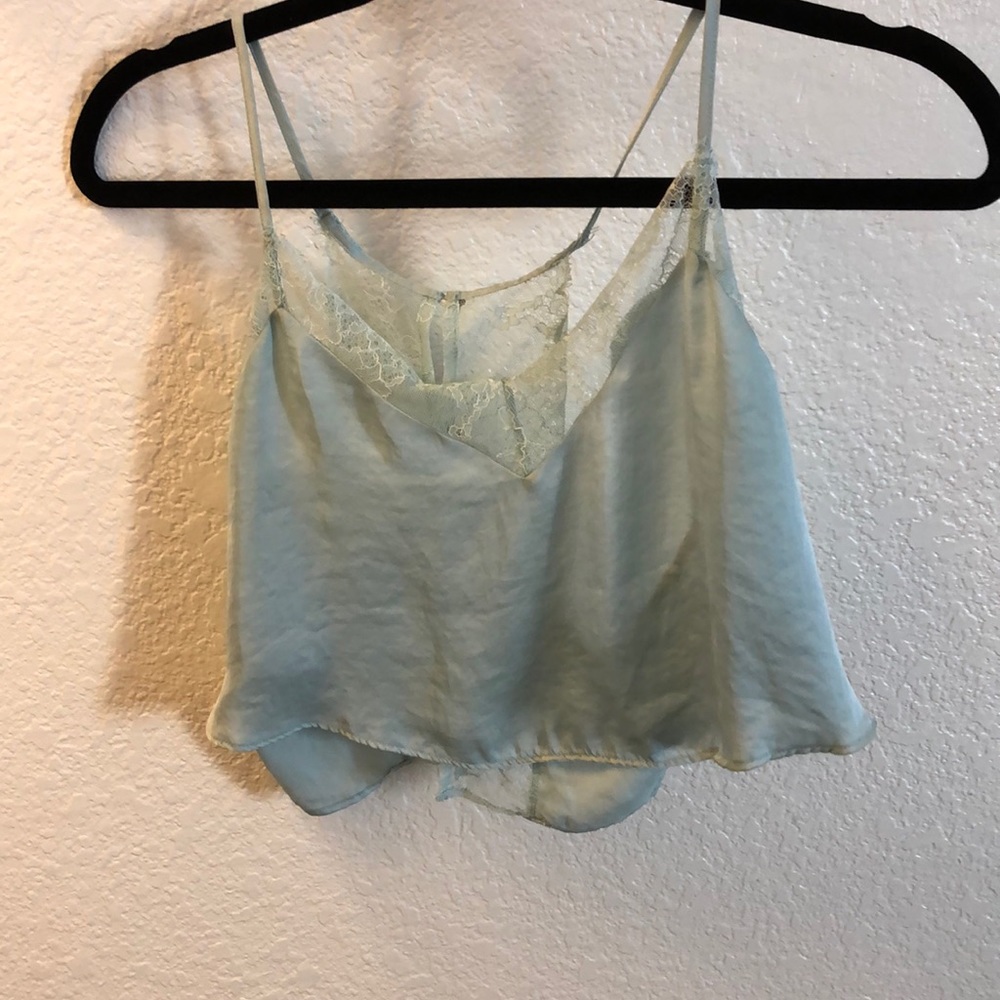 Free people lace silk camisole